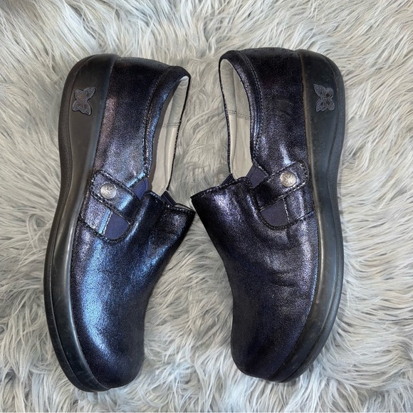 Alegria Kara Dusk Slip Ons Clogs KAR-284XW Black Blue Womens Size EU 42 - Picture 3 of 7